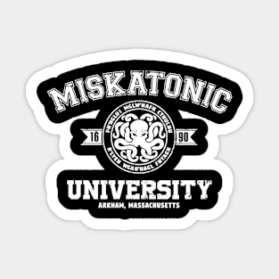 Miskatonic University (White) Sticker